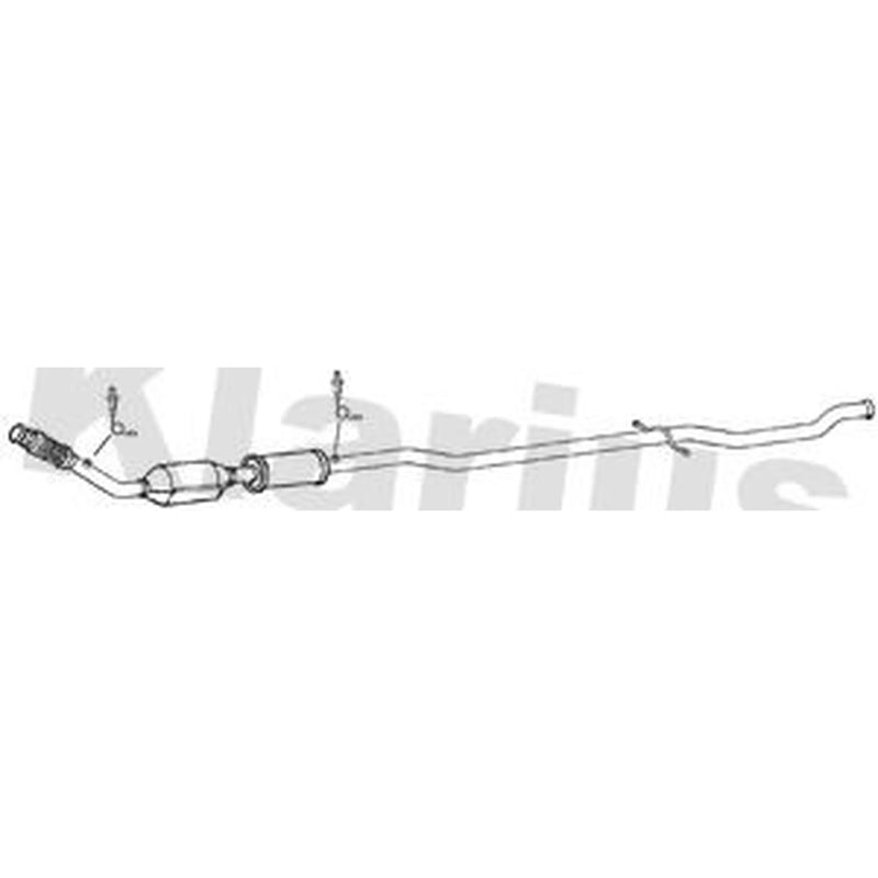 Klarius Catalyst Type Approved With Pipe 322856 1705QZ 322856