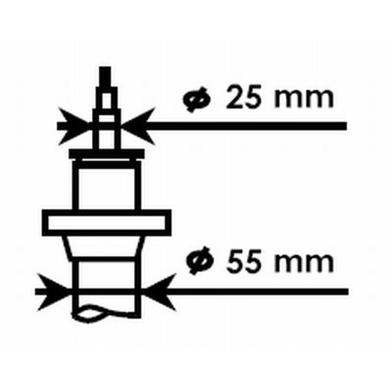 KYB Shock Absorber Damper Strut Front fits Audi A3 2003-2013