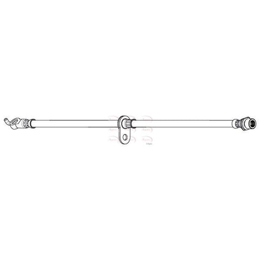 Apec Brake Hydraulic Hose Line Front Left HOS4485