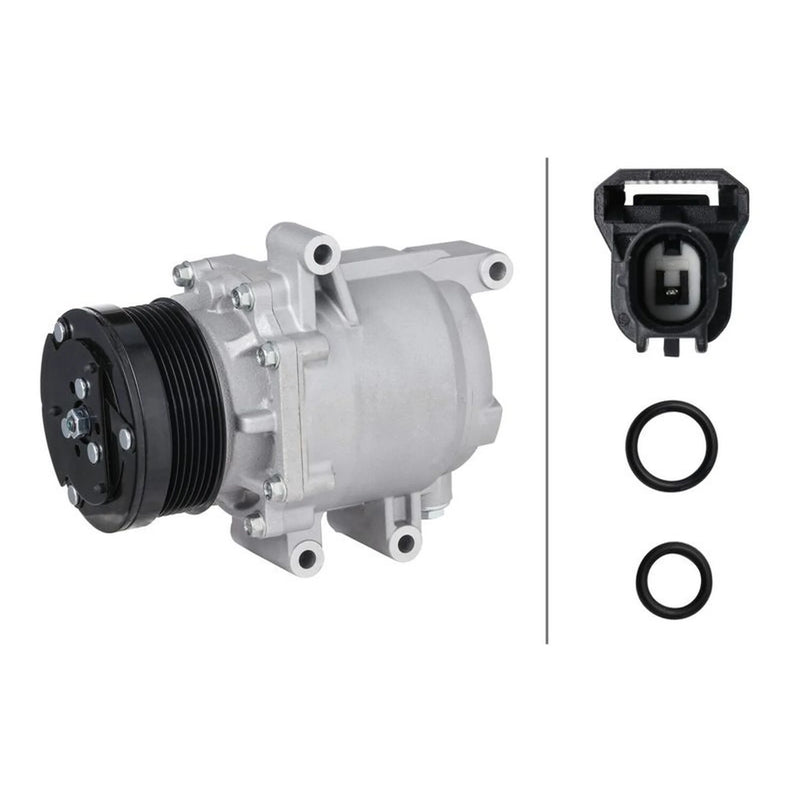 Hella Air Conditioning Compressor fits Honda Civic VIII 2005-2012 1.6 1.8