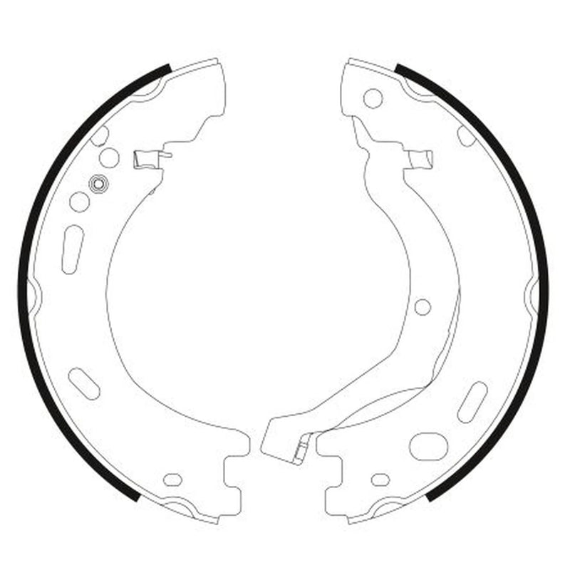 Mintex 4 x Parking Brake Shoe Set fits Land Rover Discovery III 2004-2009