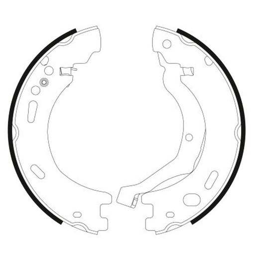 Mintex 4 x Parking Brake Shoe Set fits Land Rover Discovery III 2004-2009