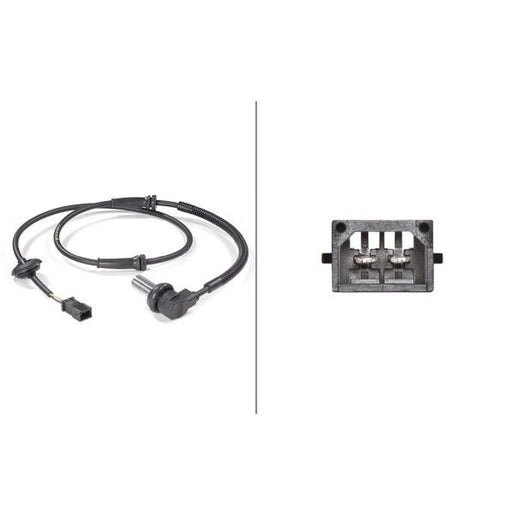 Hella ABS Wheel Speed Sensor Front fits Audi A4 B5 1994-2001