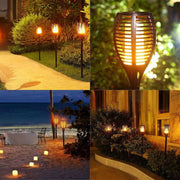 30 LED Flame Solar Torch Light Waterproof Flickering Dancing Path Garden Lamp Grundig  - Dynamic Drive