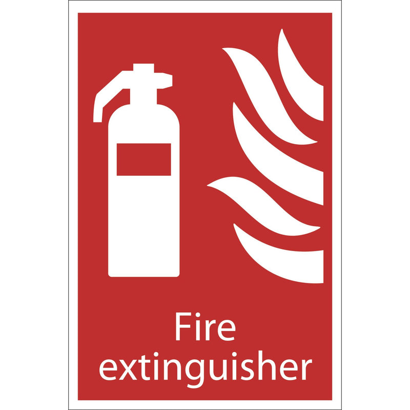 Draper Fire Extinguisher' Fire Equipment Sign 72442 Draper - Dynamic Drive