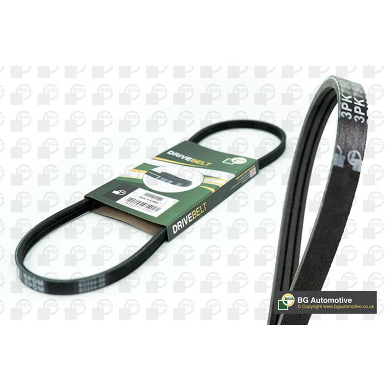 BGA Multi V-Ribbed Drive Belt fits Fiat Brava 1998-2002 1.2
