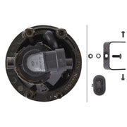Hella Front Right Fog Light H7 fits Mercedes-Benz C-Class 2007-2014