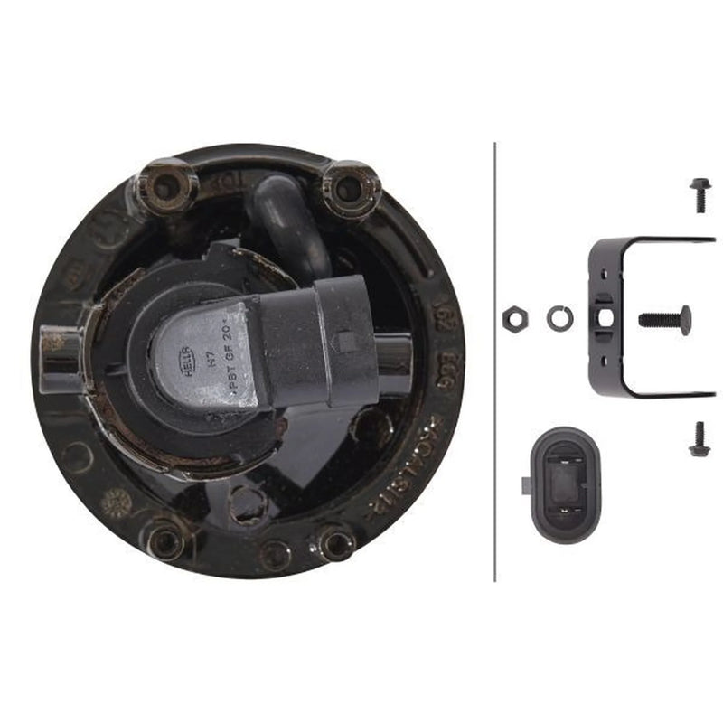 Hella Front Right Fog Light H7 fits Mercedes-Benz C-Class 2007-2014