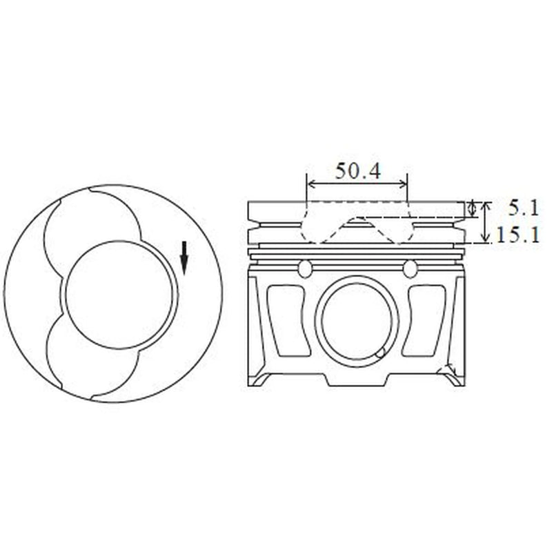 FAI Piston Cylinder Bore =