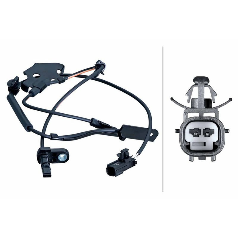 Hella ABS Wheel Speed Sensor Front fits Lexus Ct 2011 on
