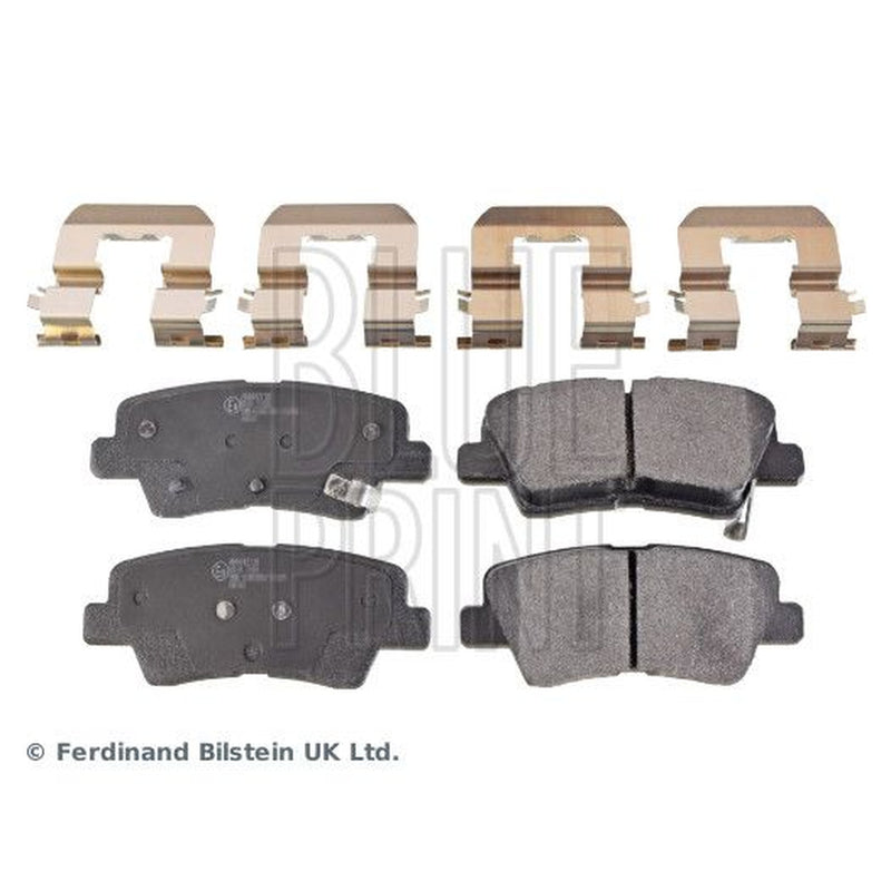 Blue Print Front & Rear Brake Discs & Pads fits Hyundai I10 II 2013-2019 1.0 1.2