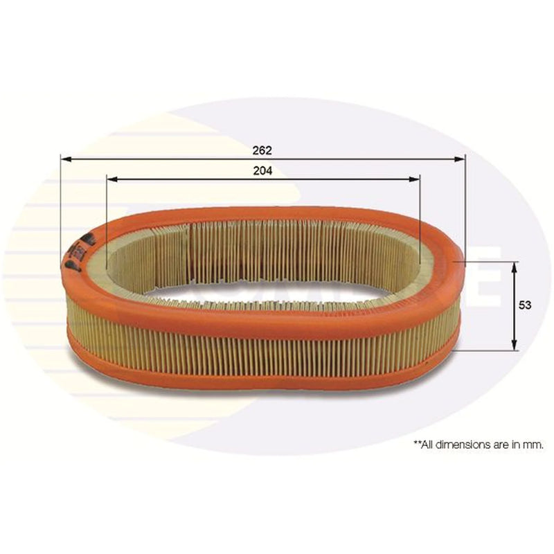 Comline Engine Air Filter fits Bedford Astra Van Estate 1984-1991 1.3 1.4 1.6