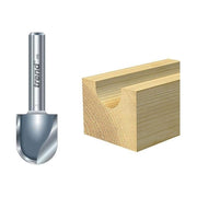 Trend 12/3 x 1/4 TCT Radius Cutter 3.0mm Radius Trend - Town Tools