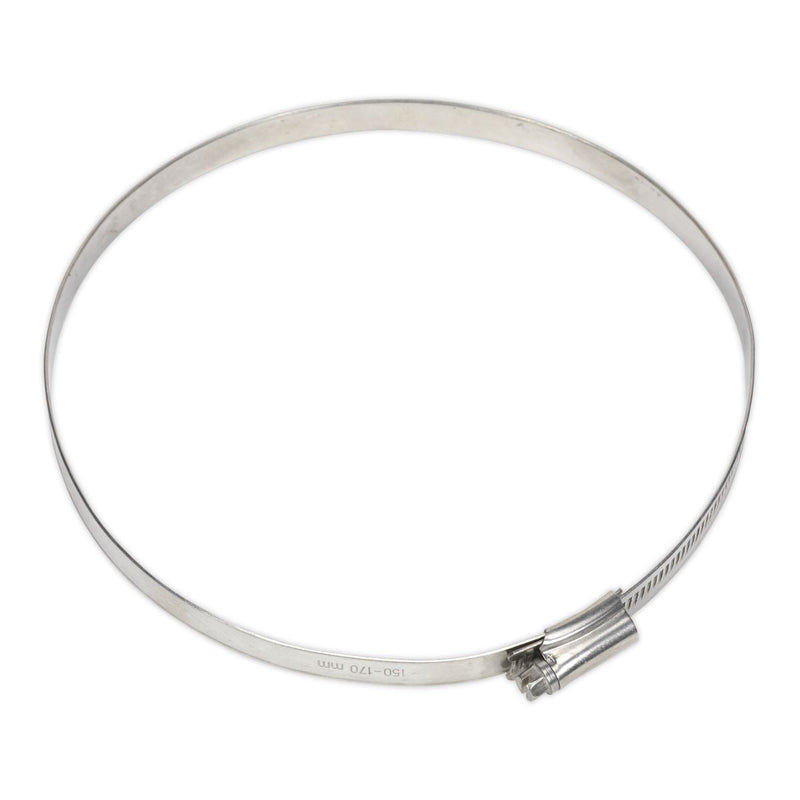 Sealey Hose Clip Stainless Steel150-170mm Pack of 5 SHCSS7 Sealey - Dynamic Drive