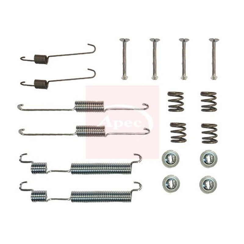 Apec Brake Shoe Accessory Kit Rear fits Hyundai Accent II 1999-2006 1.3 1.5 1.6