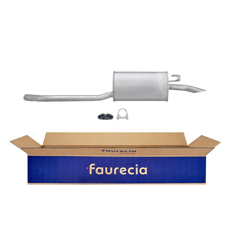 Hella End Silencer Rear fits Fiat Punto 1993-1999 1.1