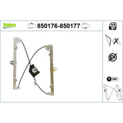Valeo Electric Window Regulator Lifter Right Front 850177
