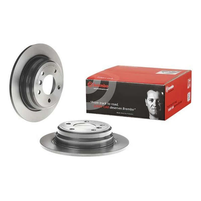 Brembo Rear Brake Solid Discs & Pads fits BMW 5 1995-2003