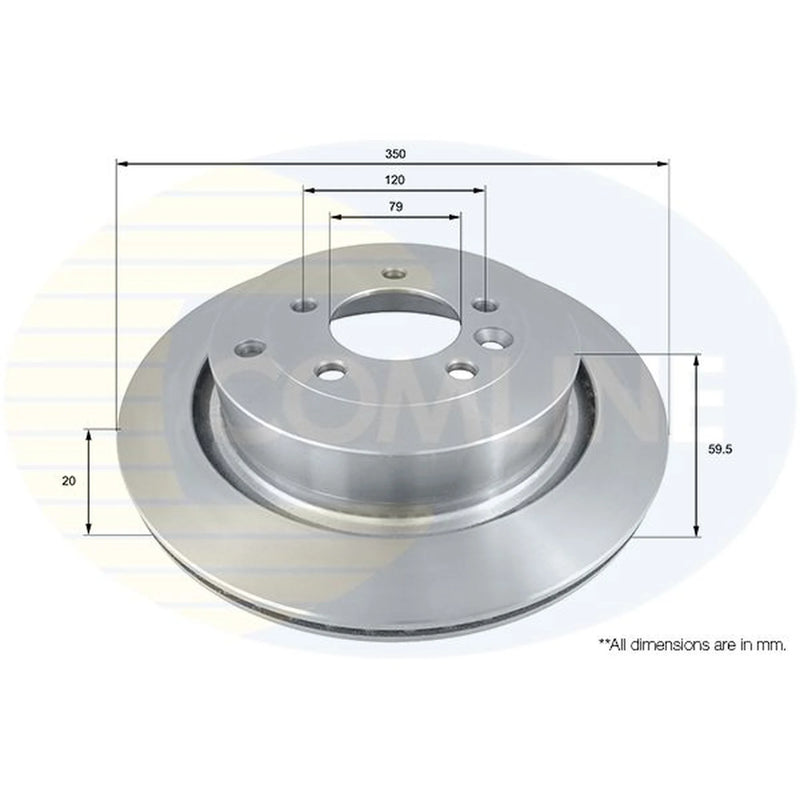 Comline Front & Rear Brake Discs & Pads fits Land Rover Range Rover Sport I