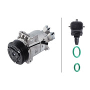 Hella Air Conditioning Compressor fits Renault Koleos I 2008-2013 2.0