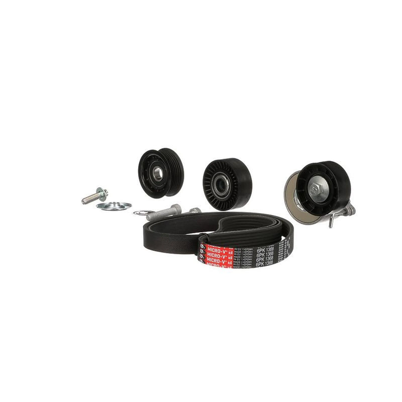 Gates V-Ribbed Belt Set fits Opel Astra H 2004-2012 1.9