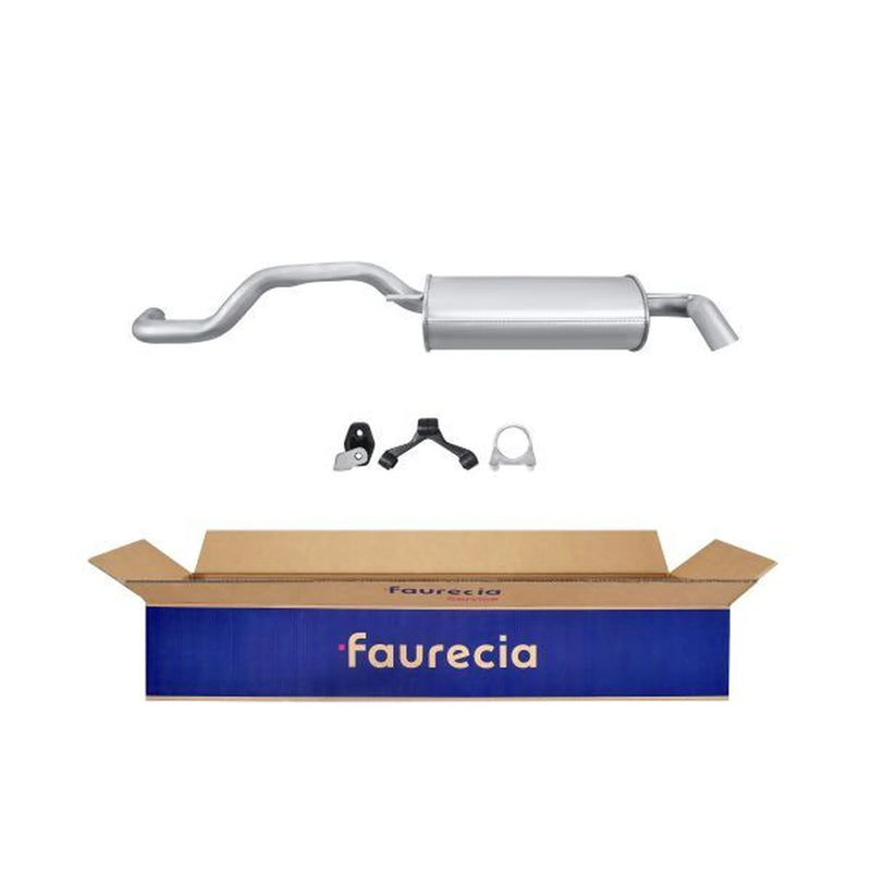 Hella End Silencer Rear fits VW Polo 1999-2001 1.4 1.9