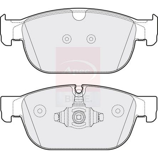 Apec Front Brake Vented Discs & Pads fits Volvo V90 II 2017-2021