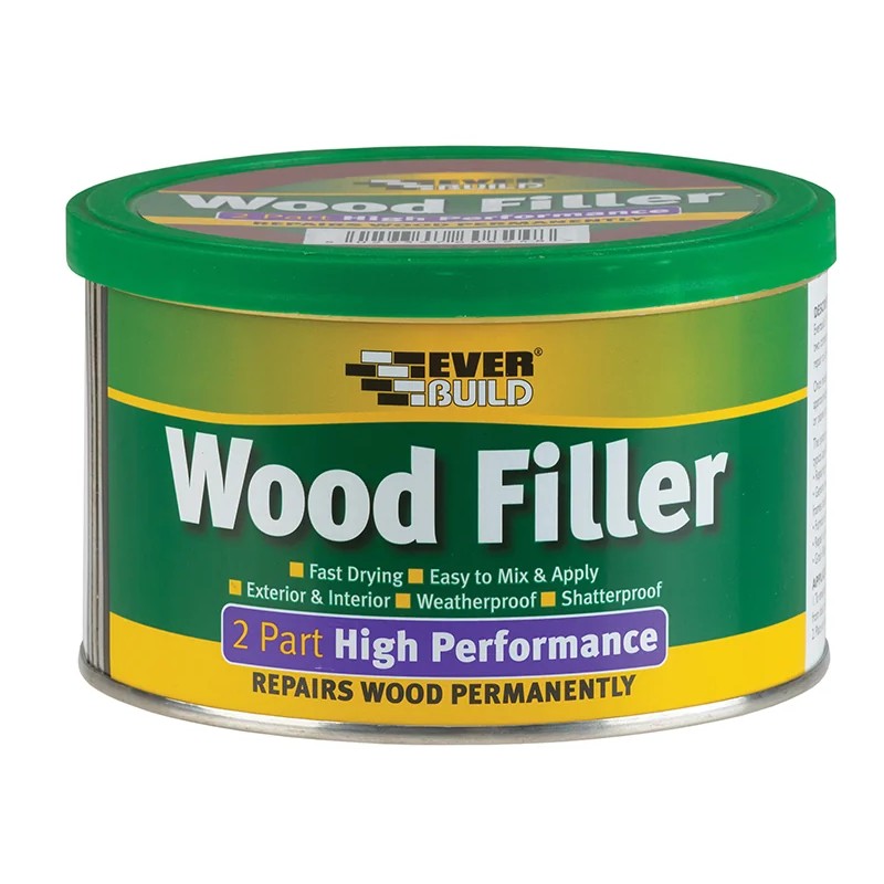 Everbuild Sika 2-Part High-Performance Wood Filler White 500g - 484991
