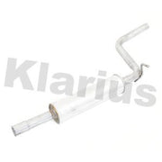 Klarius Box With Centre Pipe Centre fits VW Caddy III 2004-2010 1.4