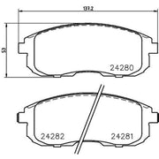 DON Front & Rear Brake Discs & Pads fits Nissan Cube 2009-2010 1.5 1.6