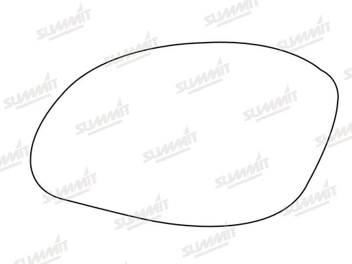 Summit Non-Heated Base Plate With Standard Mirror Glass fits Vauxhall Vectra 99 to 02 LHS Summit - Bars 4 Cars