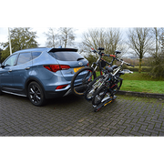 Maypole Towball Mounted Car Rear Tow Bar Cycle Holder 3 Bike Carriers 45kg Load Maypole  - Dynamic Drive