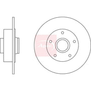 Apec Front & Rear Brake Discs & Pads fits Renault Megane III Grandtour 2012-2016