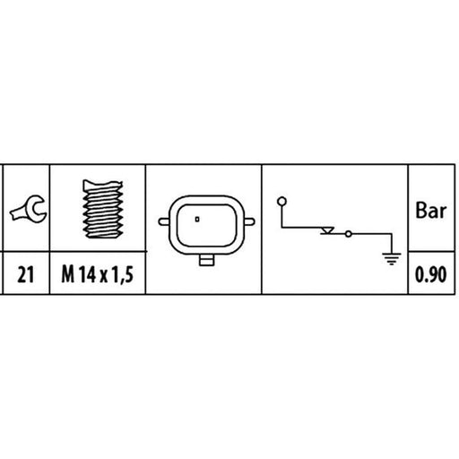 Hella Oil Pressure Sensor Switch