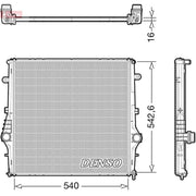 Denso Engine Radiator DRM01008