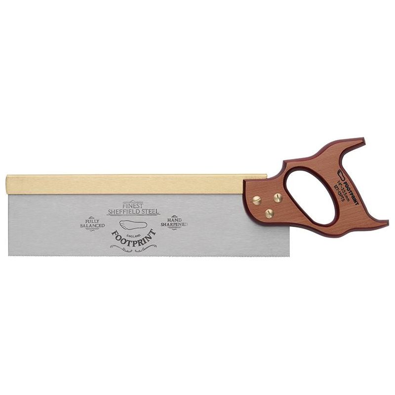 Footprint 256 Brass Back Tenon Saw 350mm (14in) 13 TPI Footprint - Dynamic Drive
