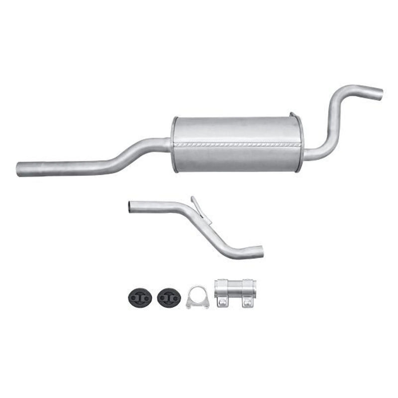Hella End Silencer Rear fits Opel Agila A 2000-2007 1.0
