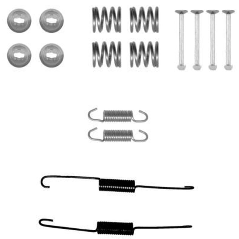 Mintex Brake Shoe Accessory Kit Rear fits Daihatsu Charade VIII 2011 on 1.33