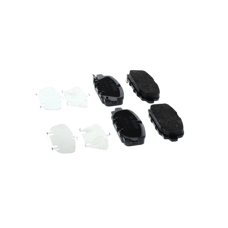 Bosch Front & Rear Pads fits Jeep Compass 2016-2017 1.4 1.6 2.0