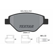 Textar Front Brake Pad Set 2393401