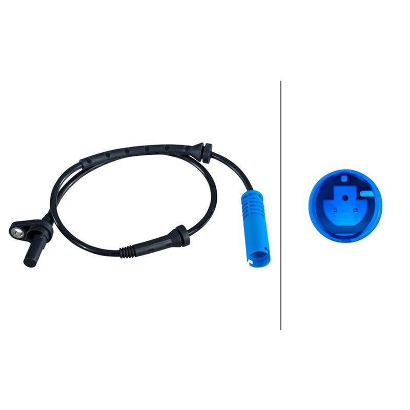 Hella ABS Wheel Speed Sensor Front fits BMW 3 2005-2013