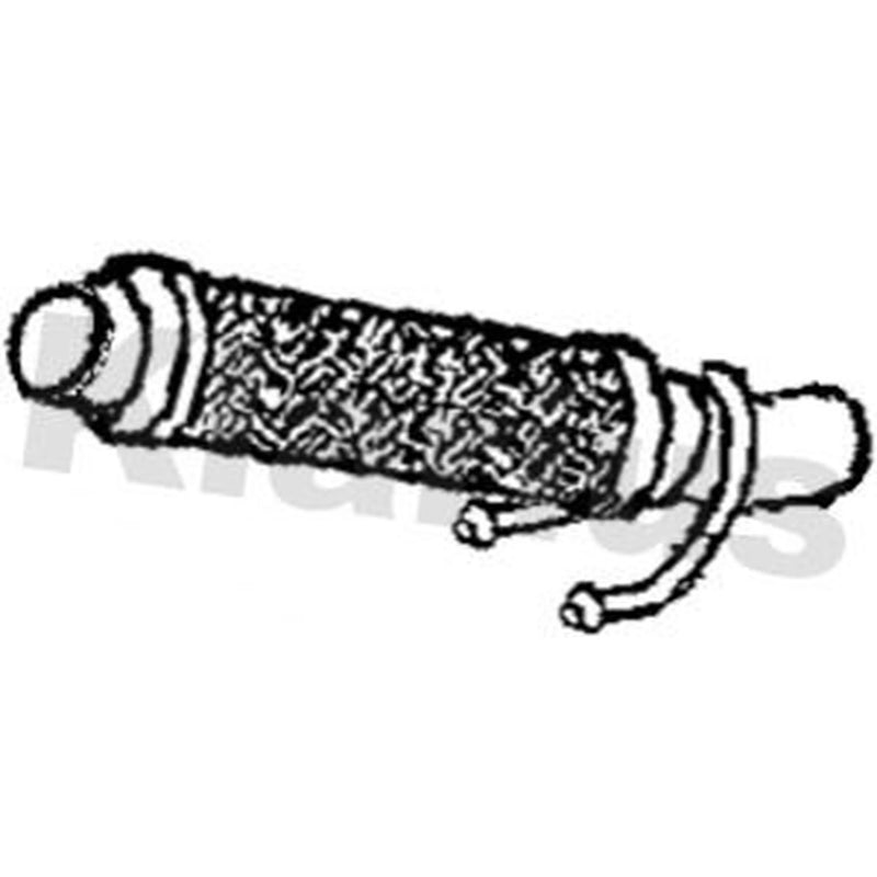 Klarius Exhaust Pipe OD fits Audi A1 2014-2018 1.4