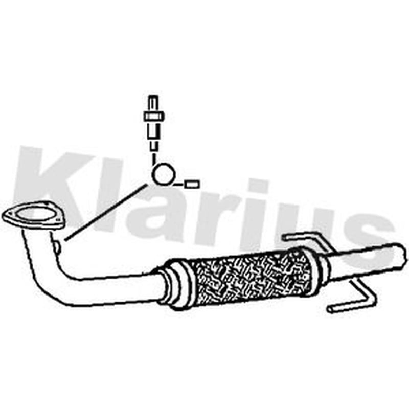 Klarius Exhaust Pipe OD fits Opel Vectra C 2002-2008 2.2