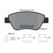 Textar Front Brake Pad Set 2370503