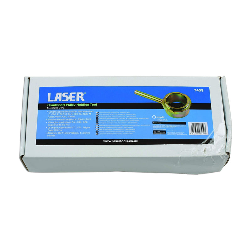 Laser Crankshaft Pulley Holding Tool - for Mercedes-Benz 7459 Laser - Dynamic Drive