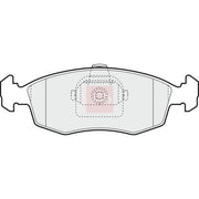 Apec Front Brake Pad Set fits Fiat Punto 1999-2012 1.8 188.738