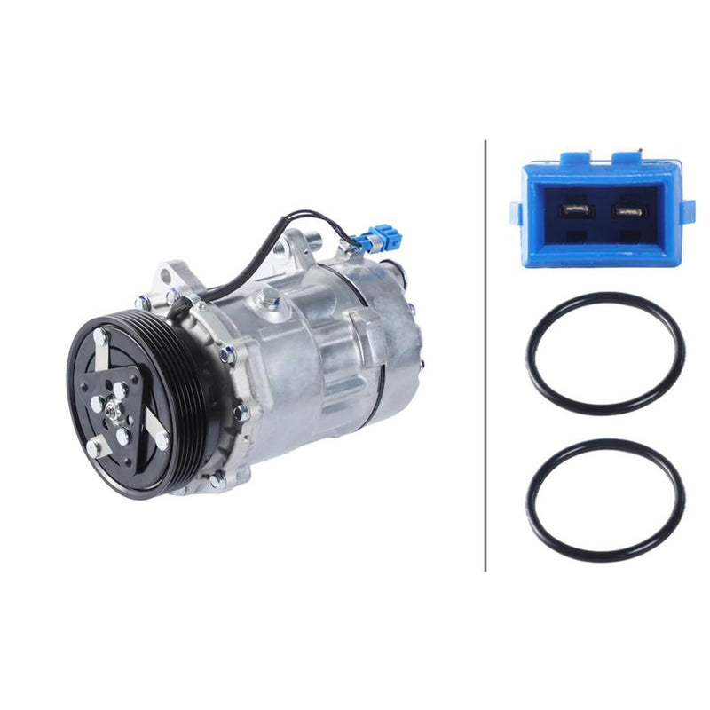 Hella Air Conditioning Compressor fits Ford Galaxy I 1997-2000 1.9