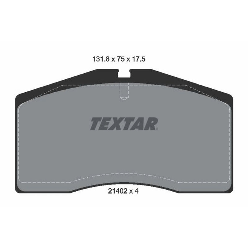 Textar Front Brake Pad Set 2140201