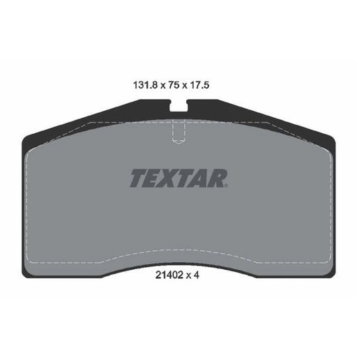 Textar Front Brake Pad Set 2140201