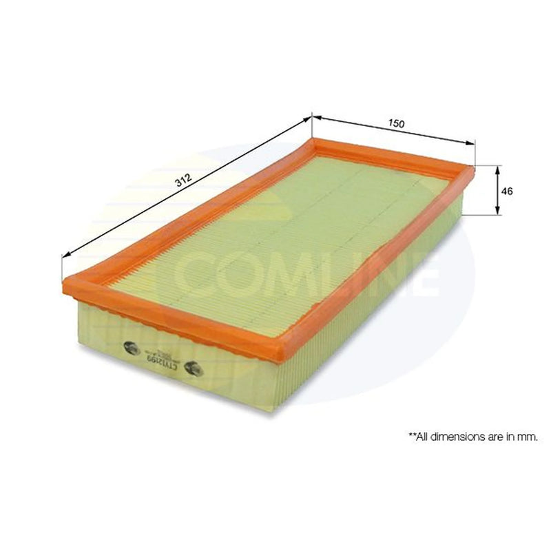 Comline Engine Air Filter fits Pontiac Trans Sport 1993-1997 2.3